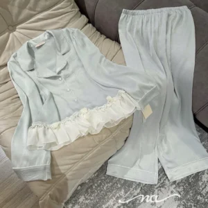 Bộ đồ ngủ dài tay lụa LyLy cao cấp